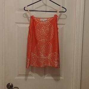 Loft peach camisole with design